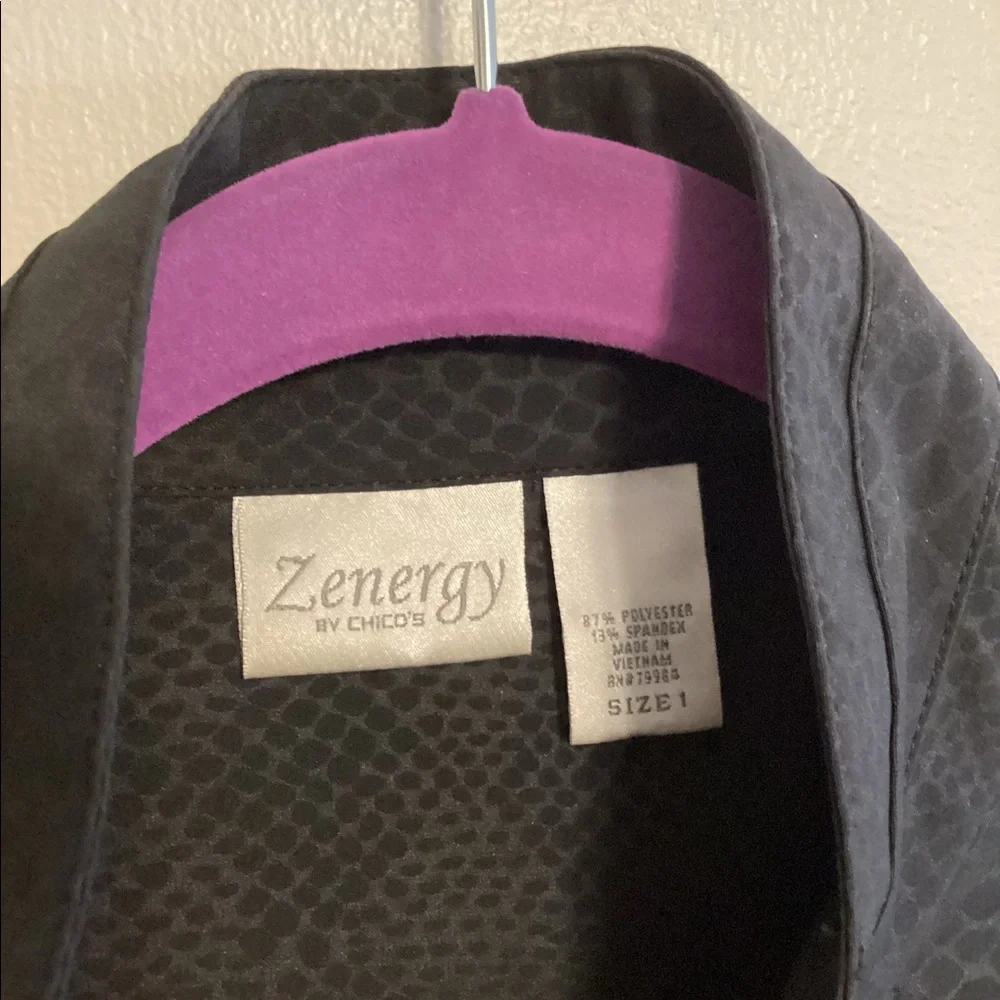 Chicos unlined Zenergy jacket in black size 1 - Picture 5 of 8